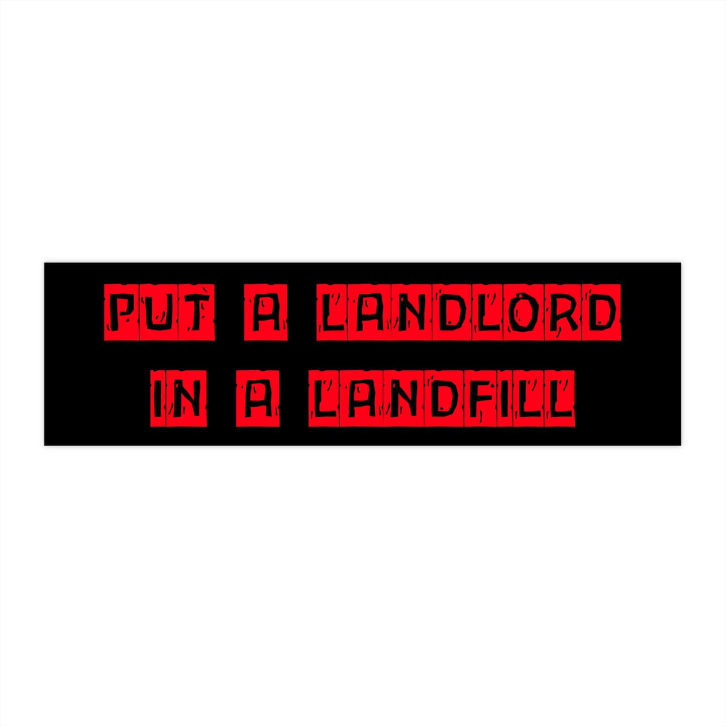 LANDLORD BUMPER STICKER