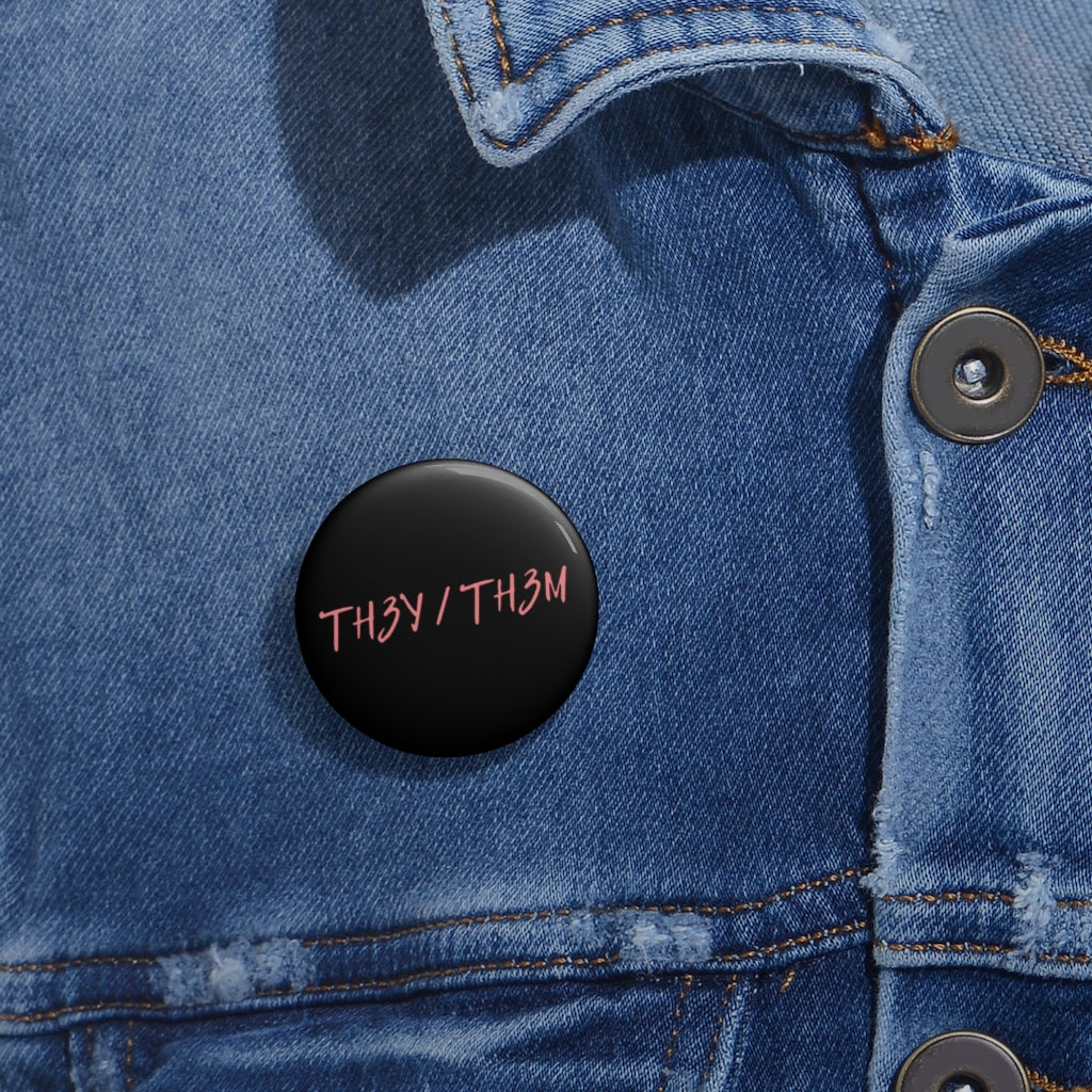 TH3Y/TH3M Pronoun Button